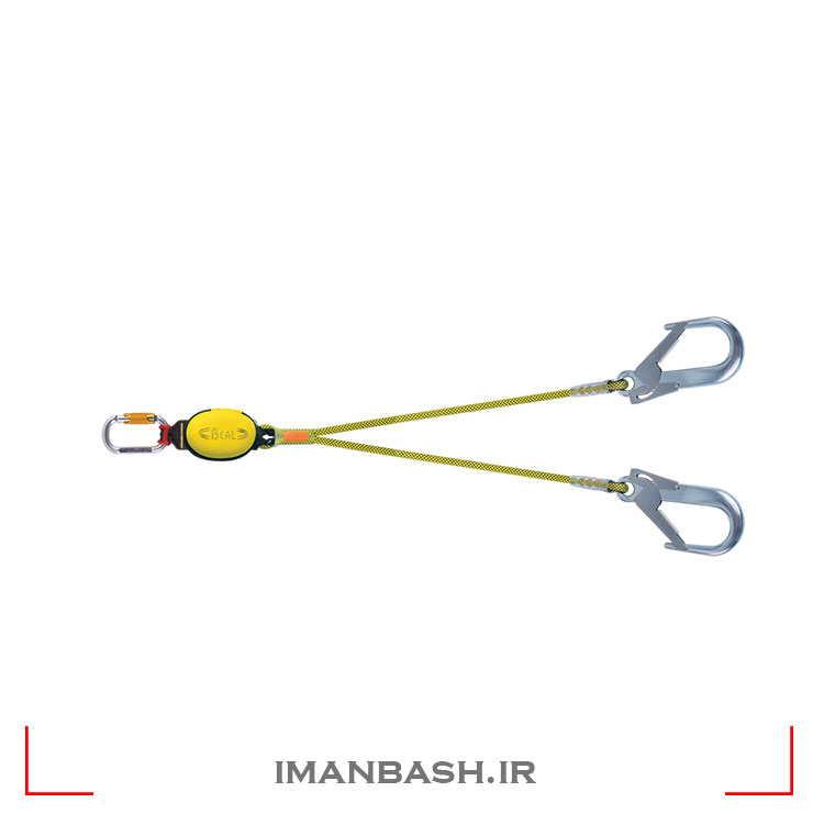 Beal-DYNA-PRO-AIR-V-HOOK لنیارد جاذب انرژی دوشاخه Beal DYNA PRO AIR V HOOK