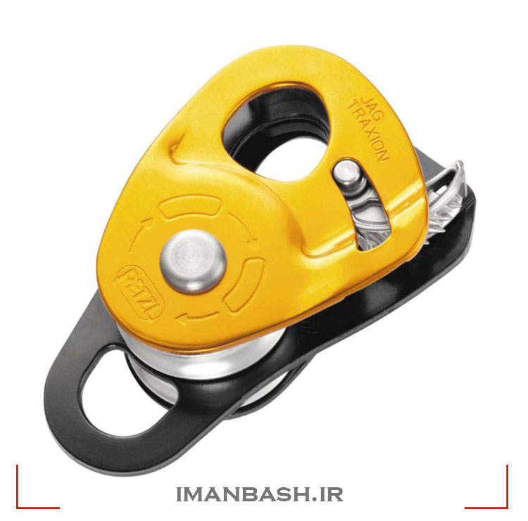 -petzl-jag-traxion قرقره یک طرفه دوتایی Petzl JAG TRAXION