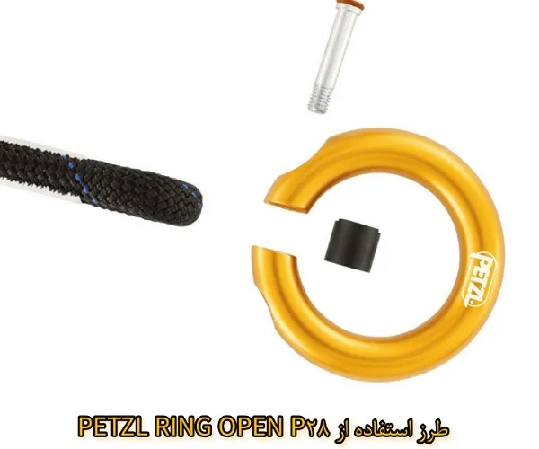 طرز استفاده از PETZL RING OPEN P28